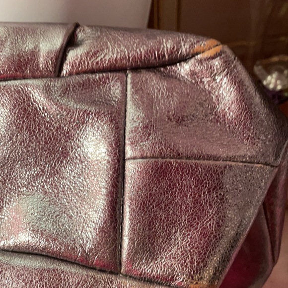 Coach Silver leather Purse 👛. FIRM🔺AS IS🔺 - Picture 14 of 15